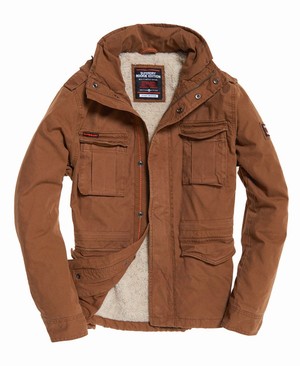 Superdry Classic Rookie Military Férfi Kabát Arany | CWETN6235